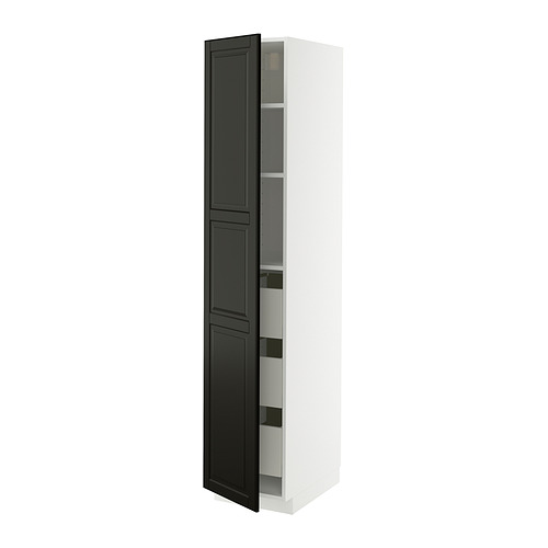 METOD/MAXIMERA high cabinet with drawers