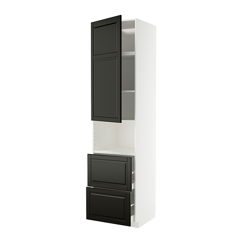 METOD/MAXIMERA hi cab f micro w door/2 drawers