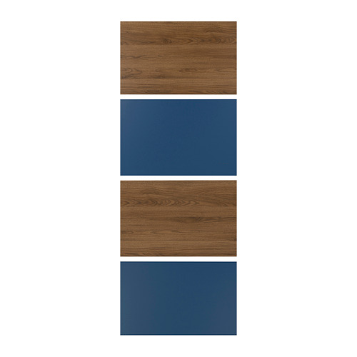 MEHAMN 4 panels for sliding door frame