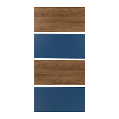 MEHAMN 4 panels for sliding door frame