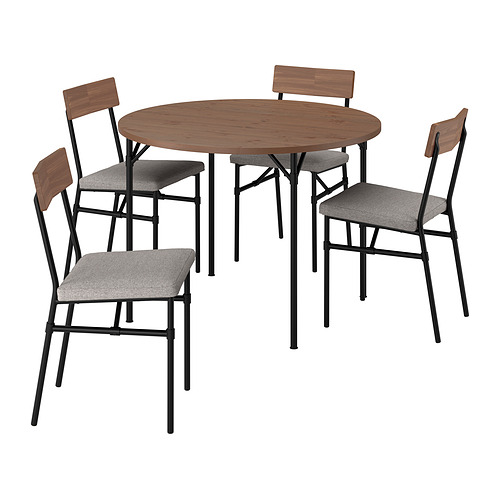 GRÖTÅN/GRÖTÅN, borð og fjórir stólar