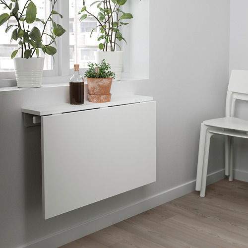 NORBERG, wall-mounted drop-leaf table