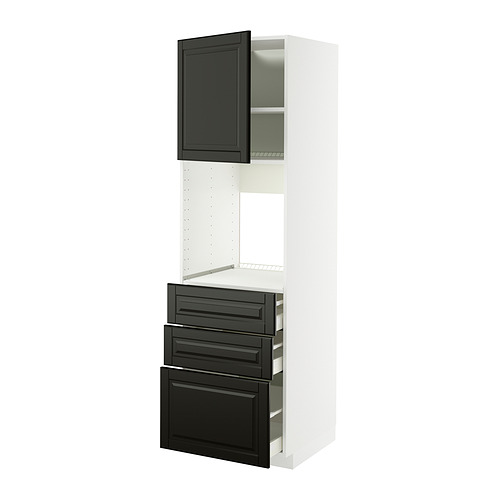 METOD/MAXIMERA high cab f oven w door/3 drawers