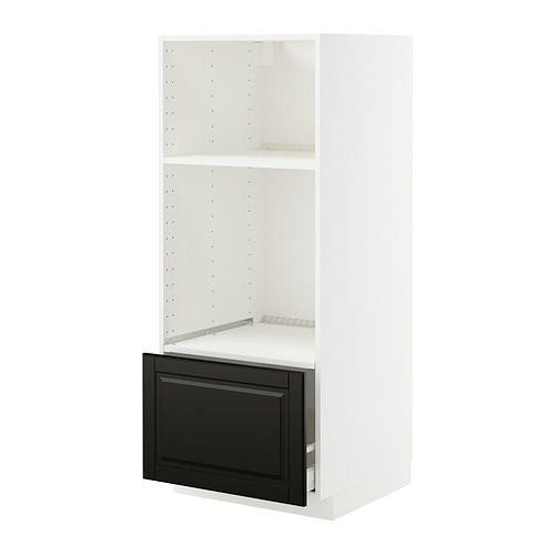 METOD/MAXIMERA high cab for oven/micro w drawer