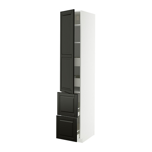 METOD/MAXIMERA hi cab w shlvs/4 drawers/dr/2 frnts