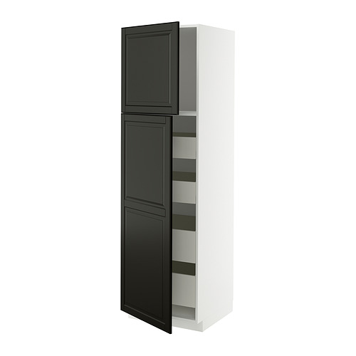 METOD/MAXIMERA hi cab w 2 doors/4 drawers