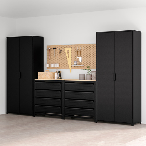 BROR, storage with cabinet/work bench