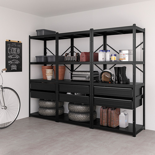 BROR, shelving unit with drawers/shelves