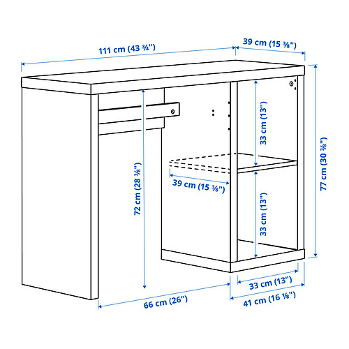 KALLAX, desk
