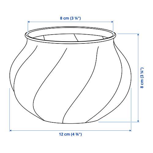 VILJESTARK vase