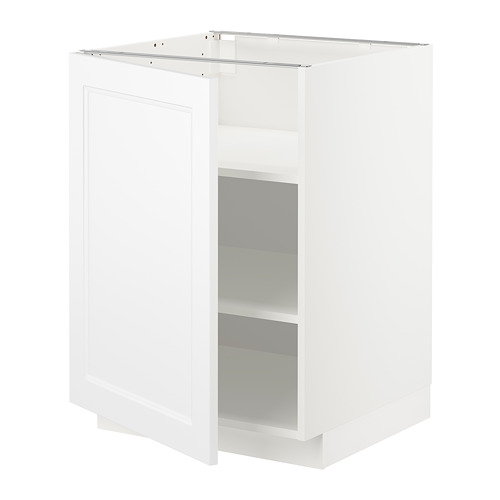 METOD base cabinet with shelves