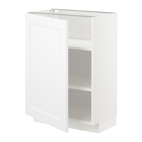 METOD base cabinet with shelves