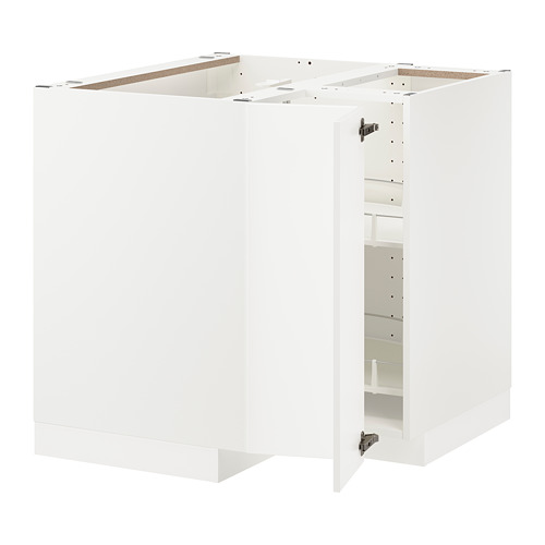 METOD, corner base cabinet with carousel
