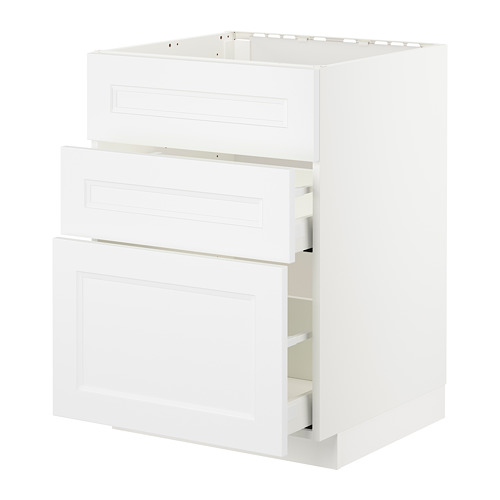 METOD/MAXIMERA base cab f sink+3 fronts/2 drawers
