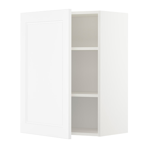METOD wall cabinet with shelves