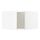 METOD, top cabinet for fridge/freezer