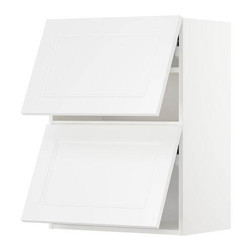 METOD wall cab horizo 2 doors w push-open