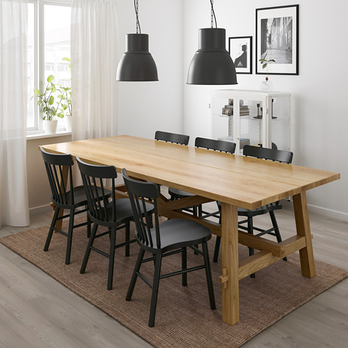 MÖCKELBY/NORRARYD, borð og sex stólar