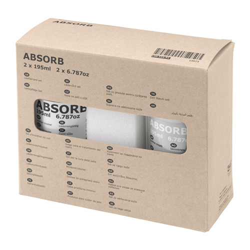 ABSORB, leathercare set