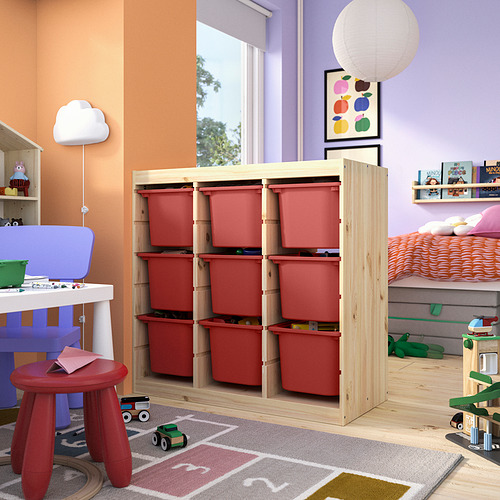 TROFAST, storage combination with boxes