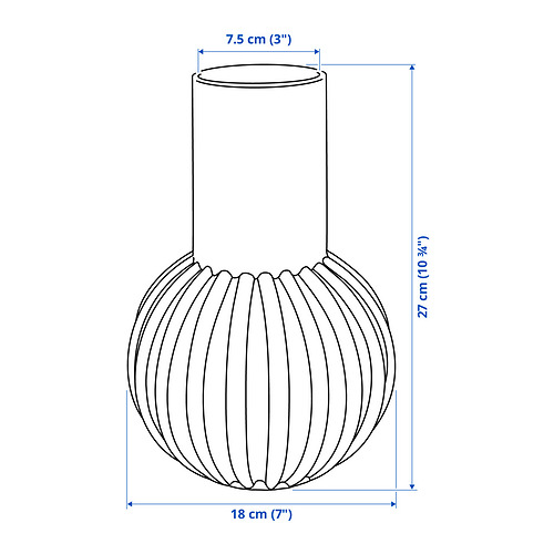 SKOGSTUNDRA vase
