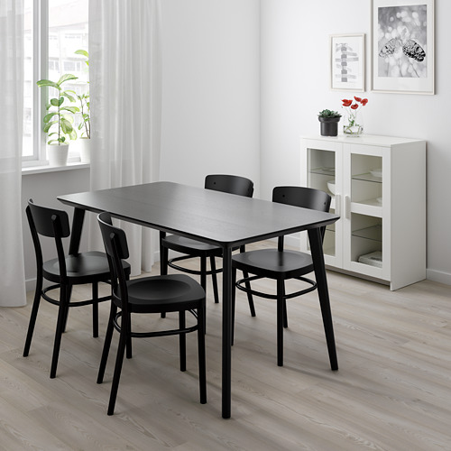 LISABO/IDOLF, table and 4 chairs