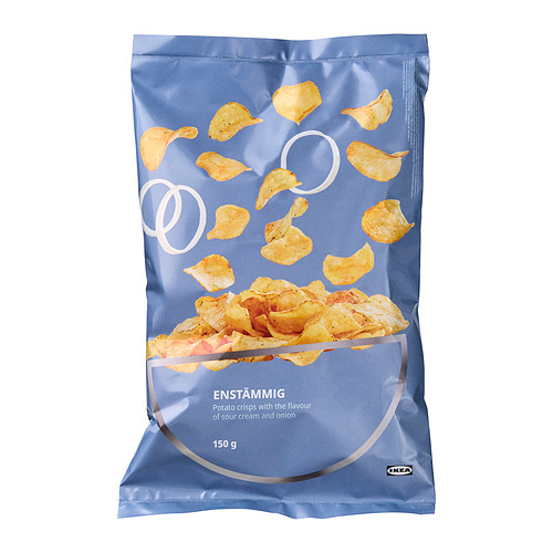 ENSTÄMMIG kartöfluflögur