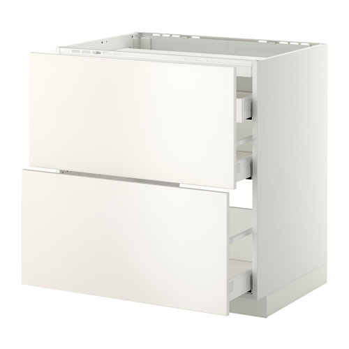 METOD/MAXIMERA base cab f hob/2 fronts/3 drawers