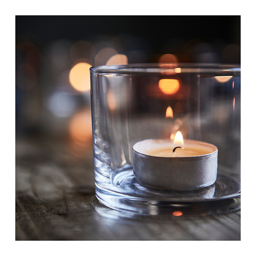 GLIMMA, unscented tealight