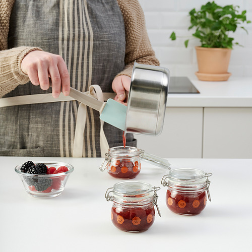 KORKEN, jar with lid