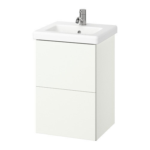 ENHET/TVÄLLEN, wash-stnd w drawers/wash-basin/tap