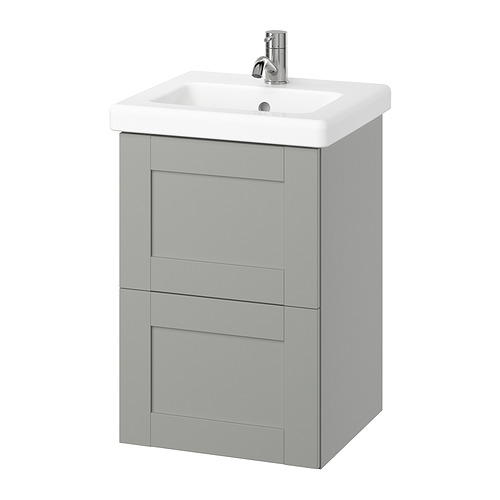 ENHET/TVÄLLEN, wash-stnd w drawers/wash-basin/tap