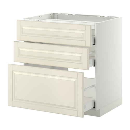 METOD/MAXIMERA base cab f hob/3 fronts/3 drawers