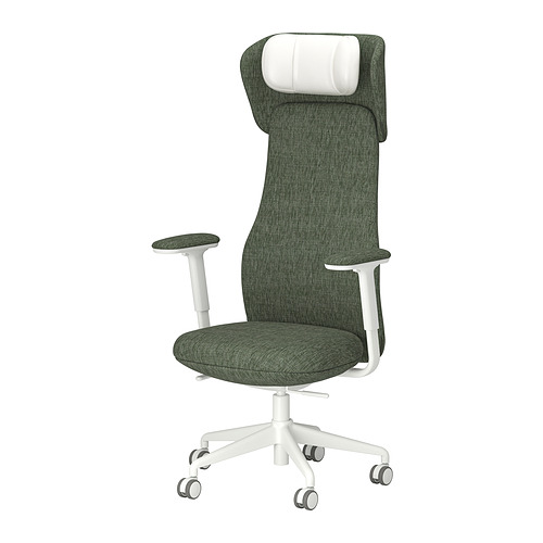 GRÖNFJÄLL, office chair with arm/headrest