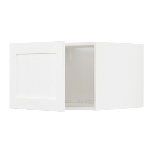 METOD, top cabinet for fridge/freezer