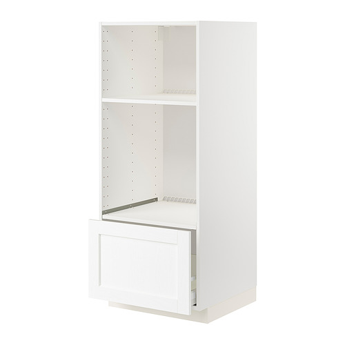 METOD/MAXIMERA high cab for oven/micro w drawer