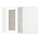 METOD, corner wall cab w shelves/glass dr