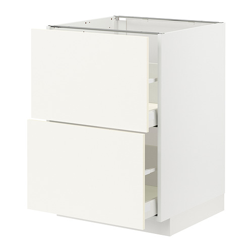 METOD/MAXIMERA base cb 2 fronts/2 high drawers