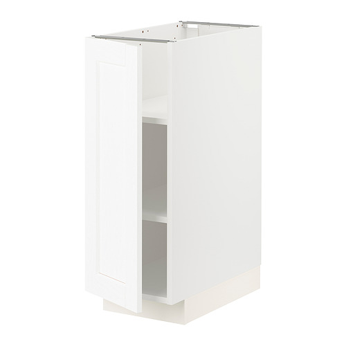 METOD base cabinet with shelves