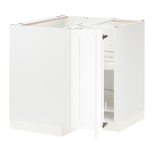 METOD, corner base cabinet with carousel