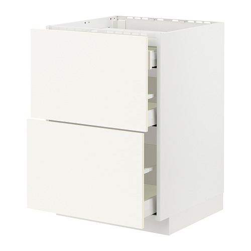 METOD/MAXIMERA base cab f hob/2 fronts/3 drawers