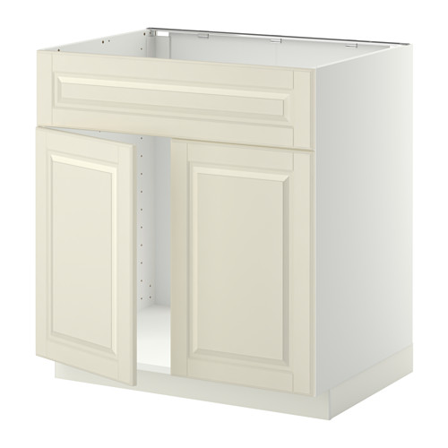 METOD base cabinet f sink w 2 doors/front