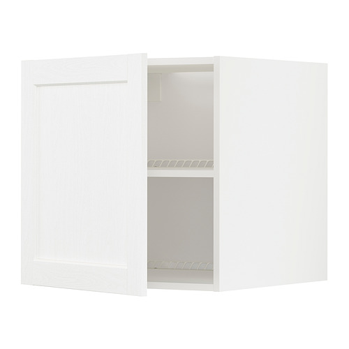 METOD, top cabinet for fridge/freezer