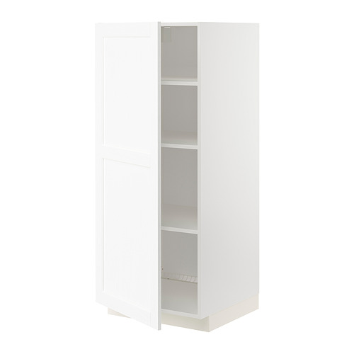 METOD high cabinet with shelves