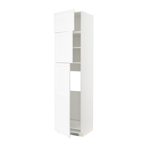 METOD high cab for fridge with 3 doors