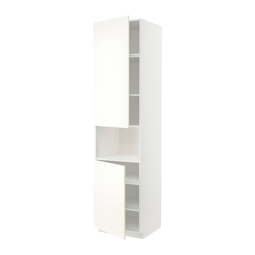 METOD high cab f micro w 2 doors/shelves