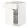 METOD/MAXIMERA, base cab w wire basket/drawer/door