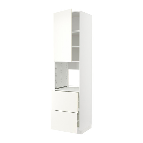 METOD/MAXIMERA high cabinet f oven+door/2 drawers