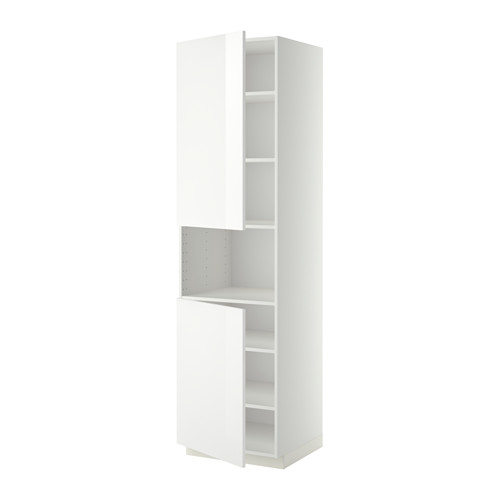 METOD high cab f micro w 2 doors/shelves