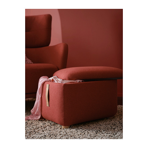 OSKARSHAMN, footstool with storage